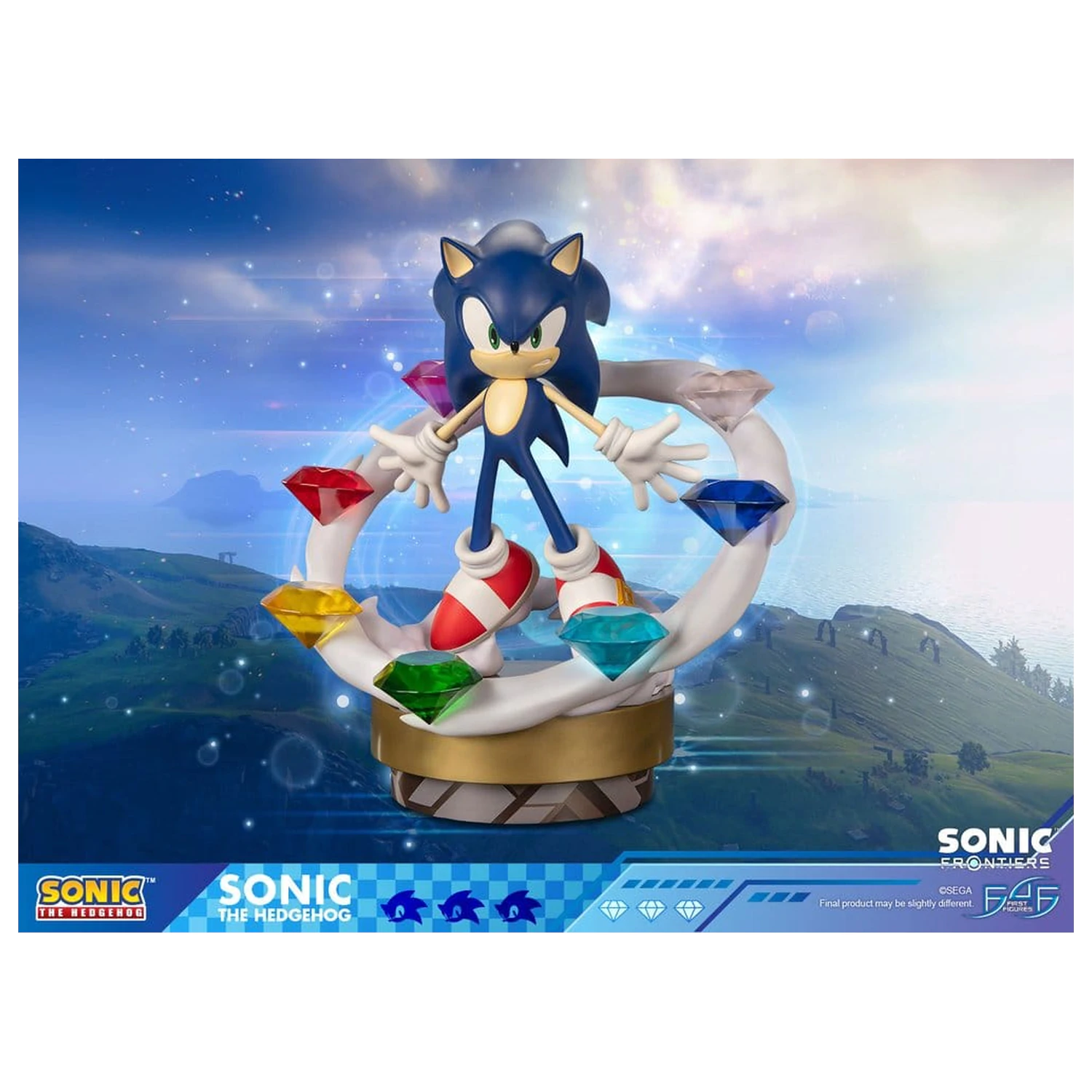 Sonic The Hedgehog Sonic Frontiers Resin Statue Sonic 42 cm product photo