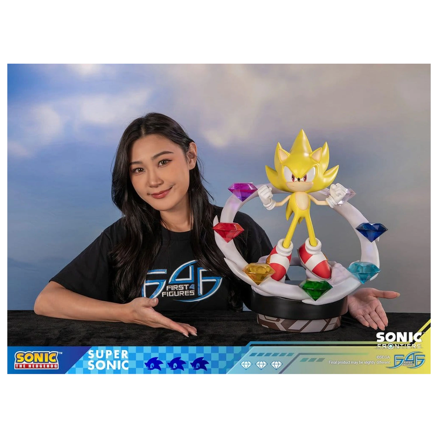 Sonic The Hedgehog Sonic Frontiers Resin Statue Super Sonic 45 cm product photo