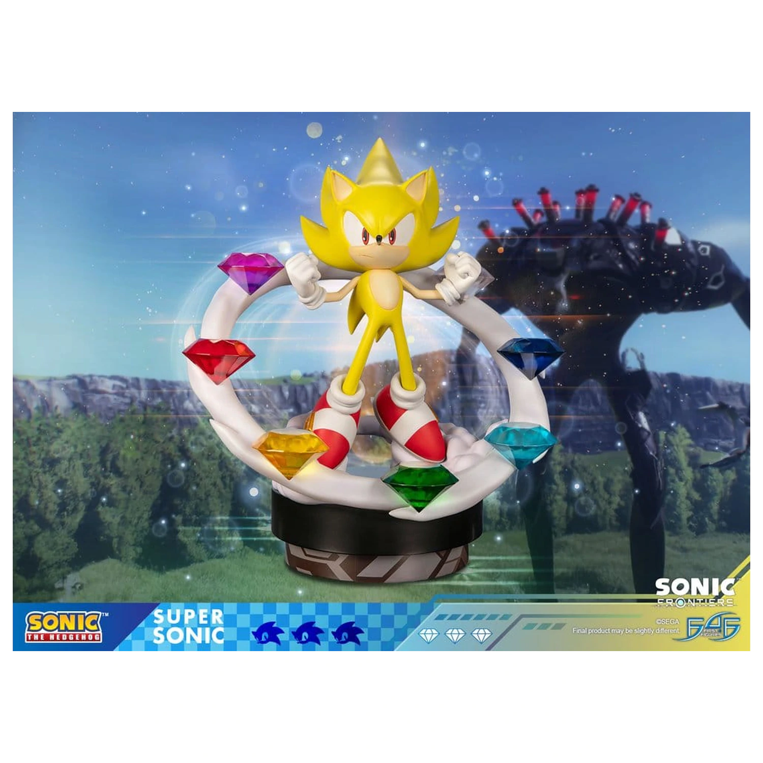 Sonic The Hedgehog Sonic Frontiers Resin Statue Super Sonic 45 cm product photo