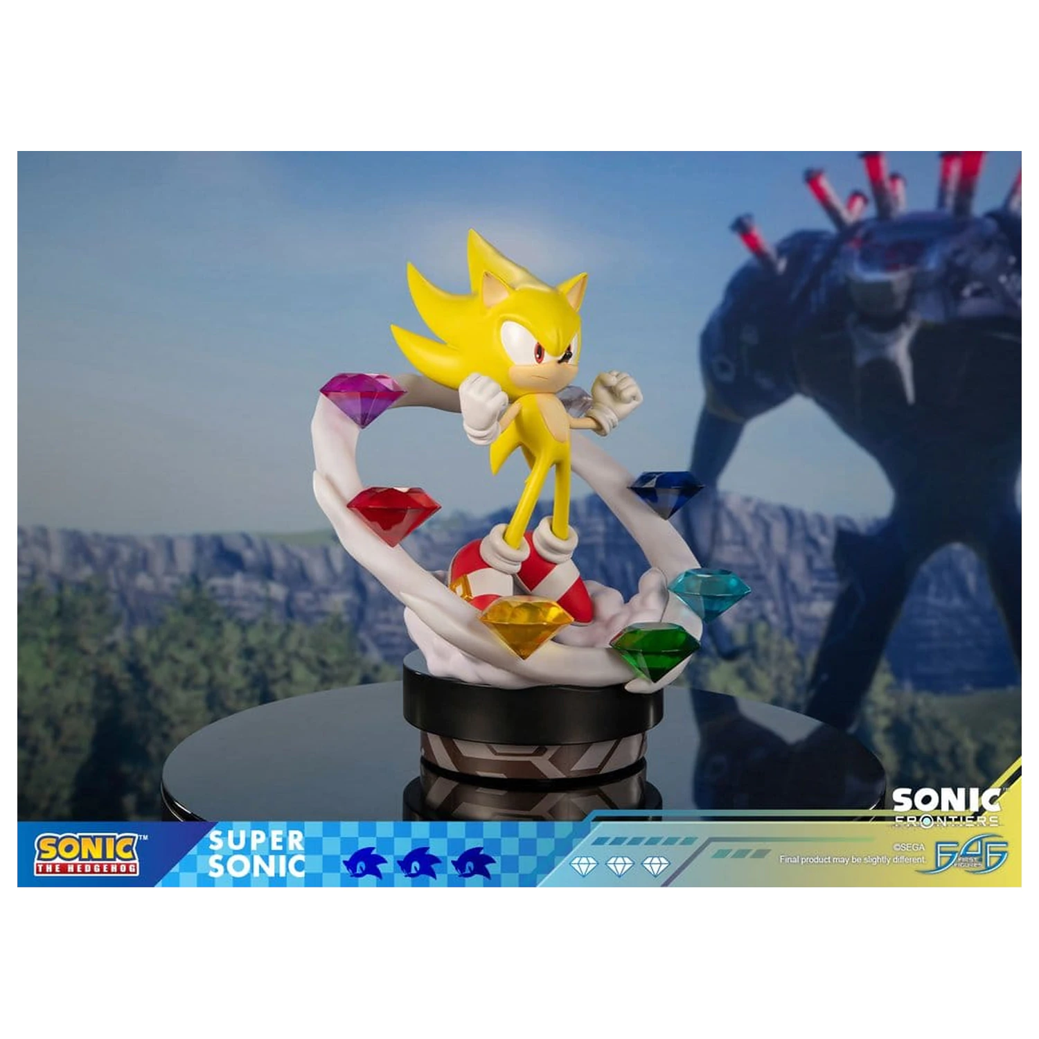 Sonic The Hedgehog Sonic Frontiers Resin Statue Super Sonic 45 cm product photo