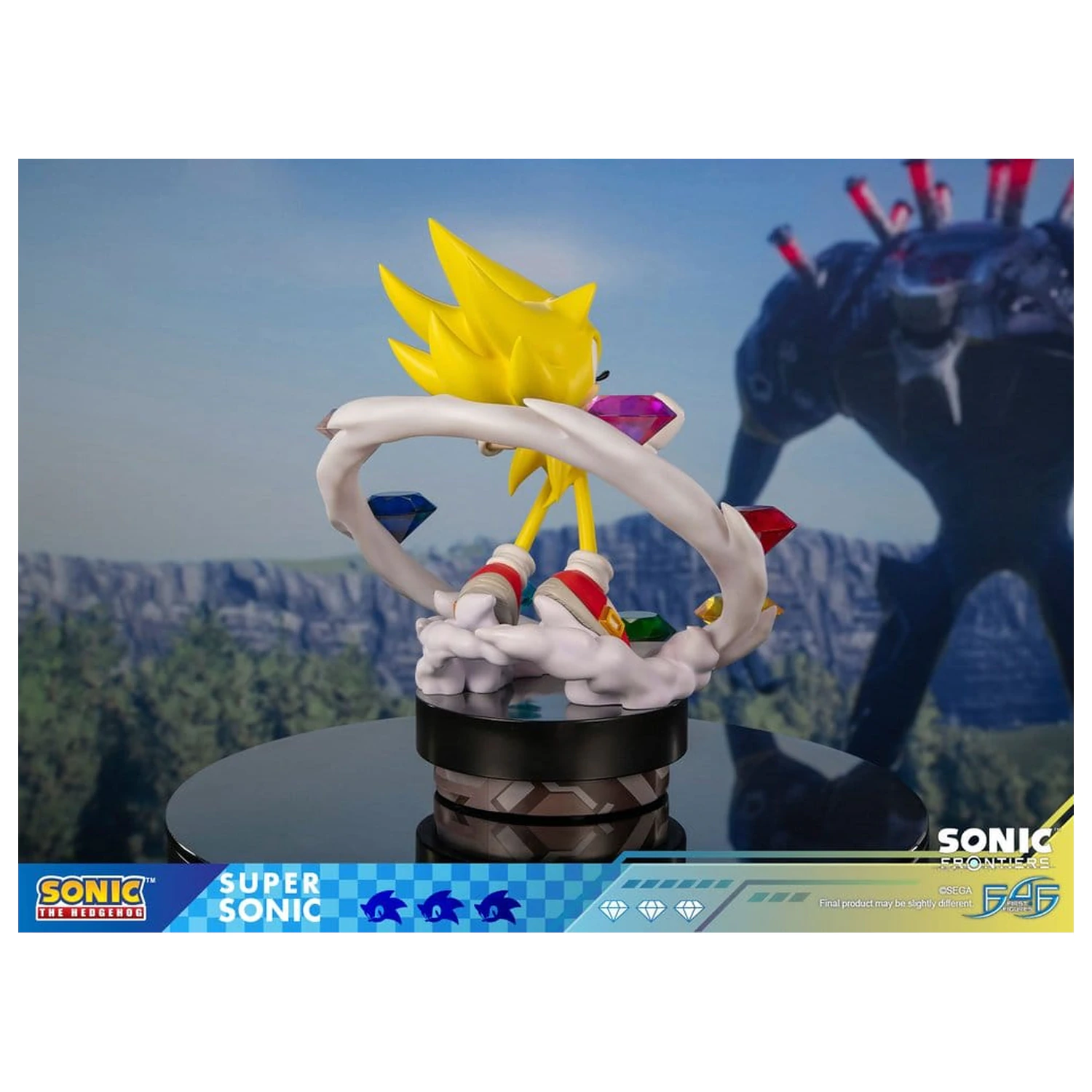 Sonic The Hedgehog Sonic Frontiers Resin Statue Super Sonic 45 cm product photo