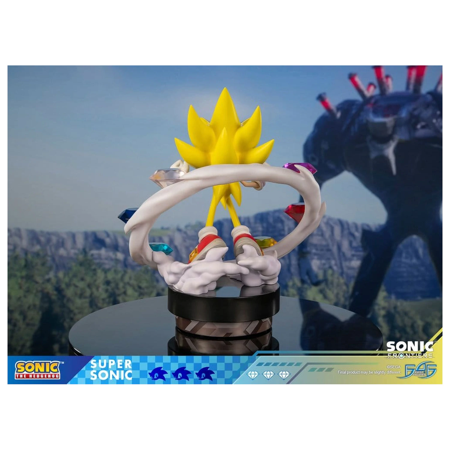 Sonic The Hedgehog Sonic Frontiers Resin Statue Super Sonic 45 cm product photo