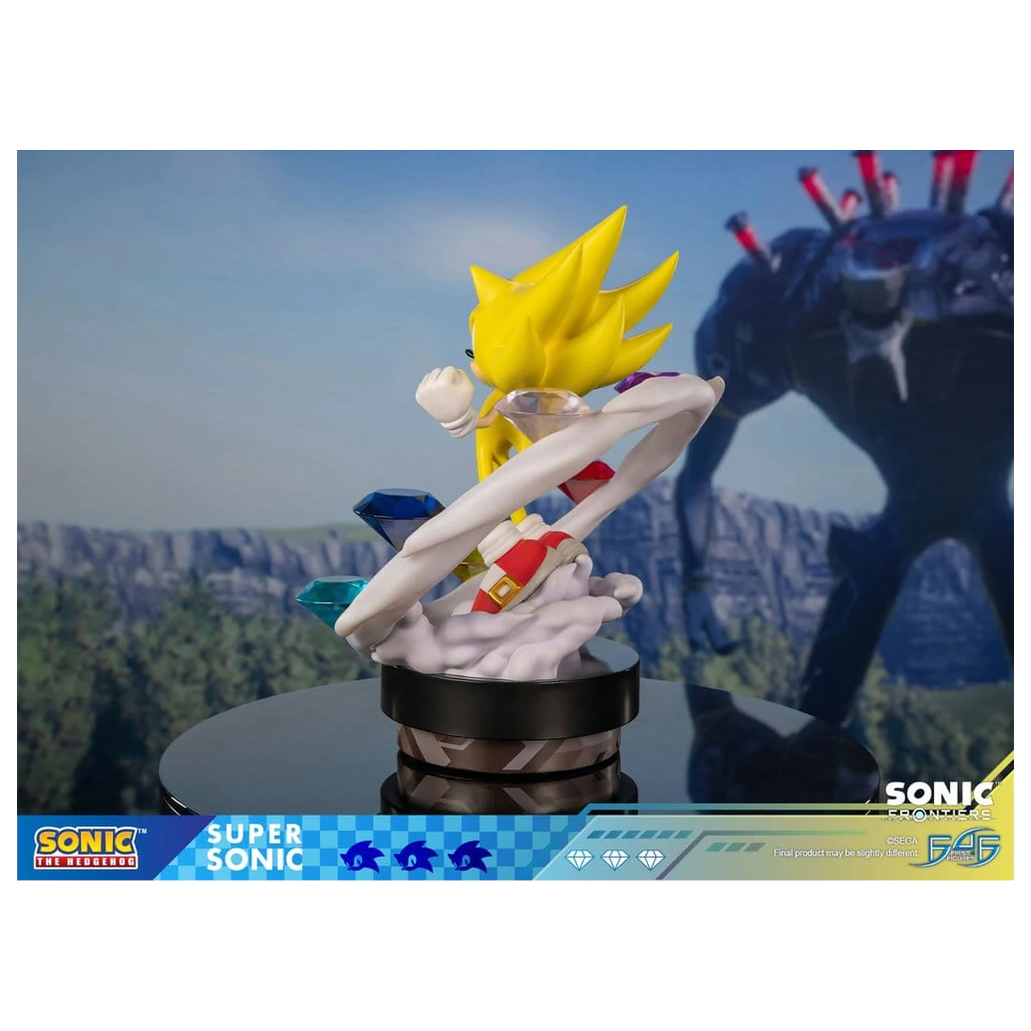 Sonic The Hedgehog Sonic Frontiers Resin Statue Super Sonic 45 cm product photo