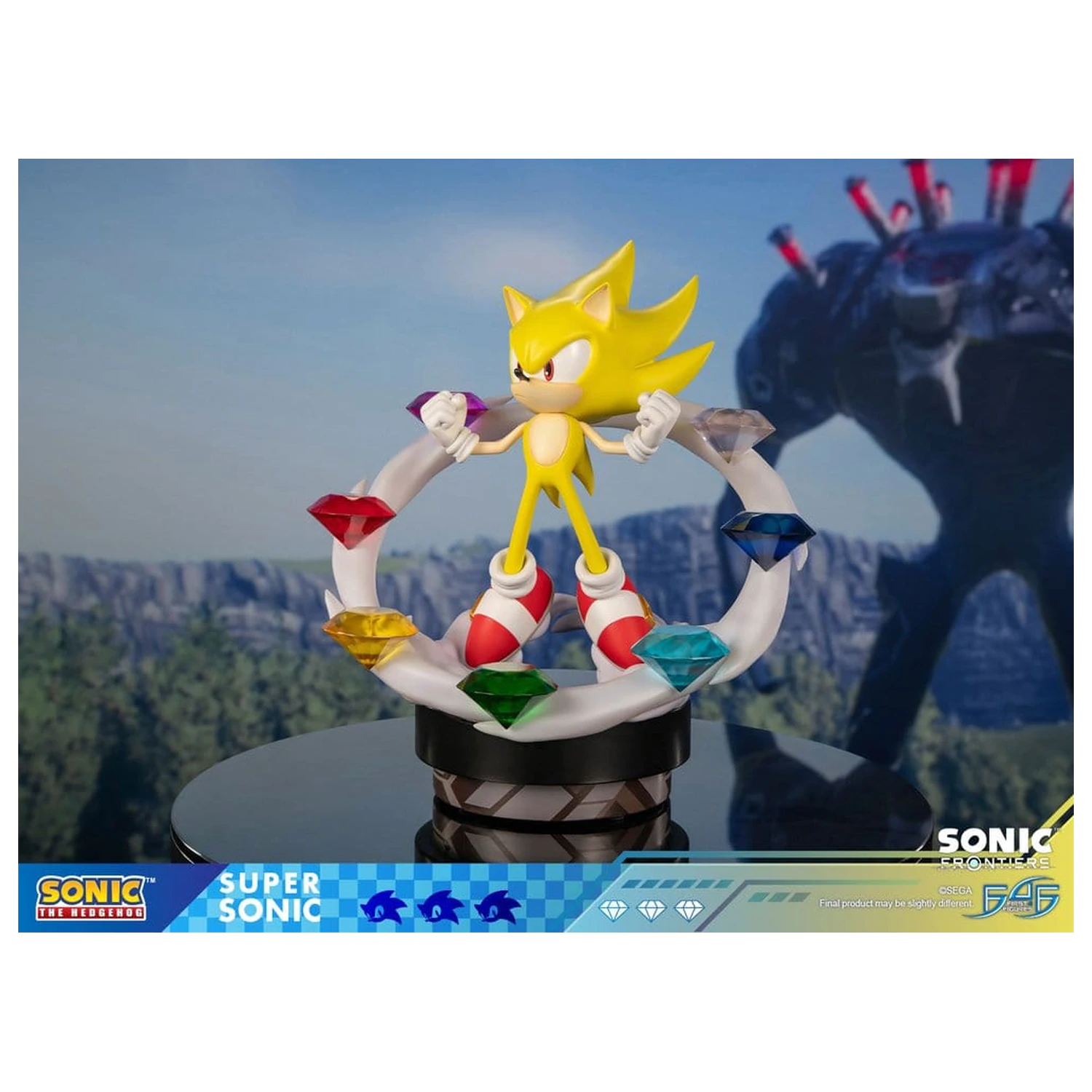 Sonic The Hedgehog Sonic Frontiers Resin Statue Super Sonic 45 cm product photo