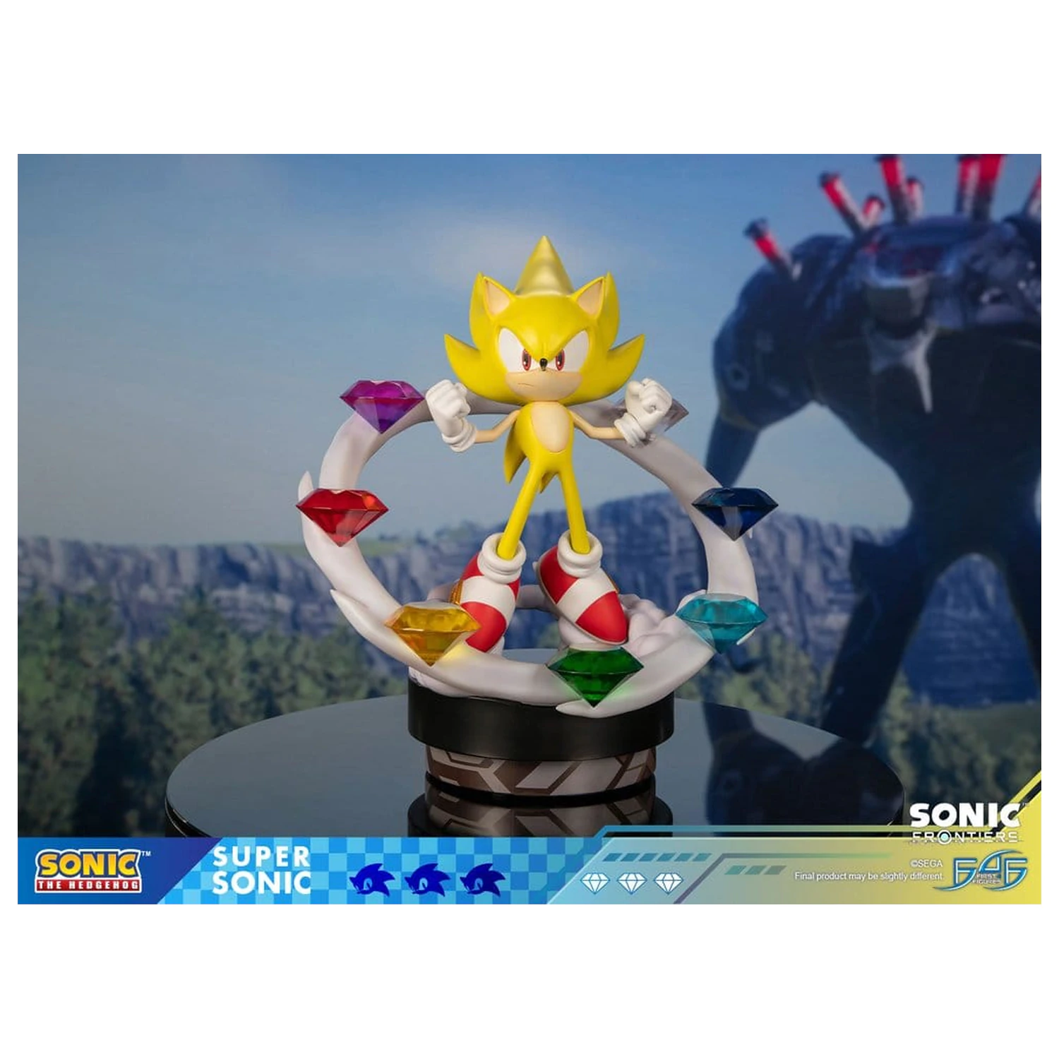 Sonic The Hedgehog Sonic Frontiers Resin Statue Super Sonic 45 cm product photo