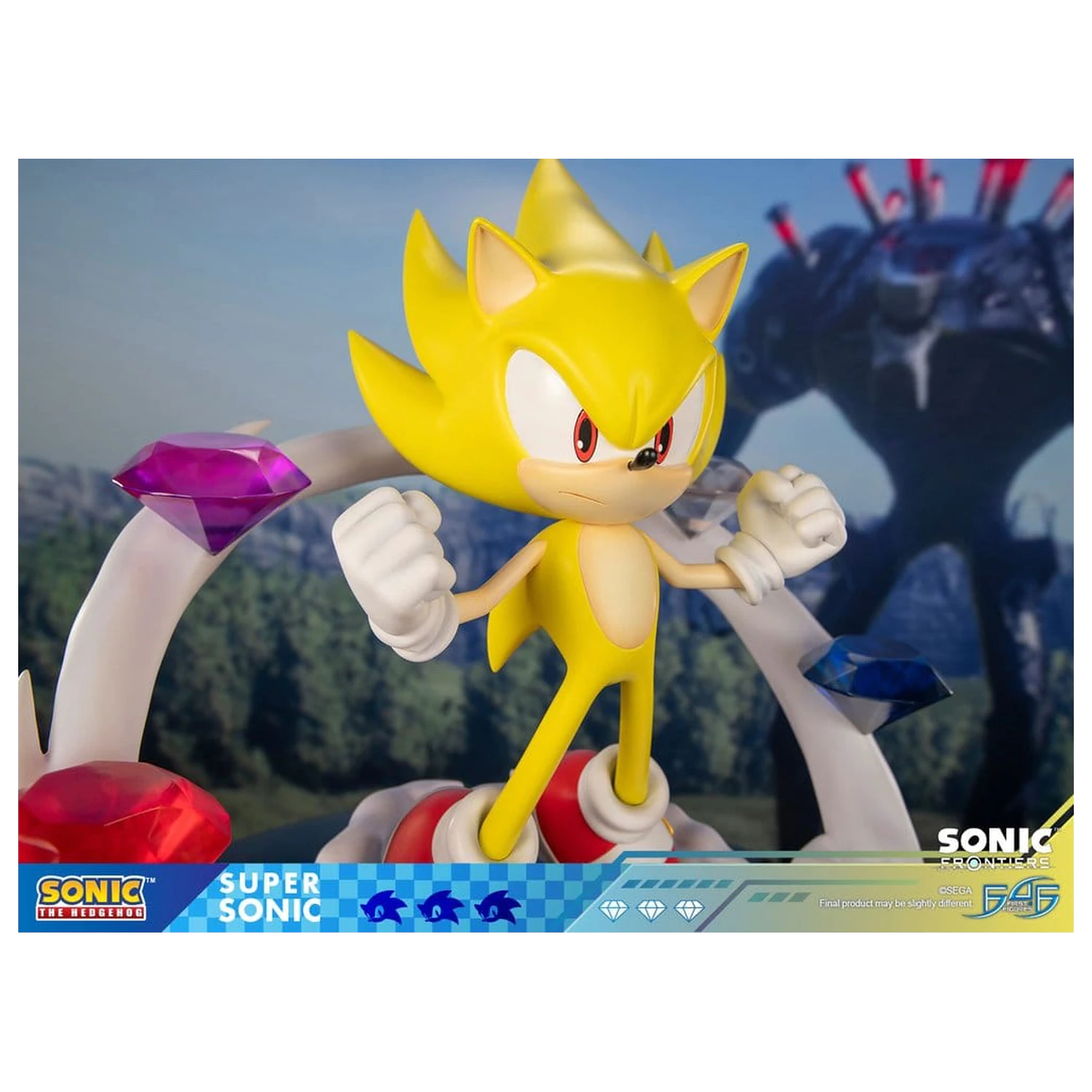 Sonic The Hedgehog Sonic Frontiers Resin Statue Super Sonic 45 cm product photo