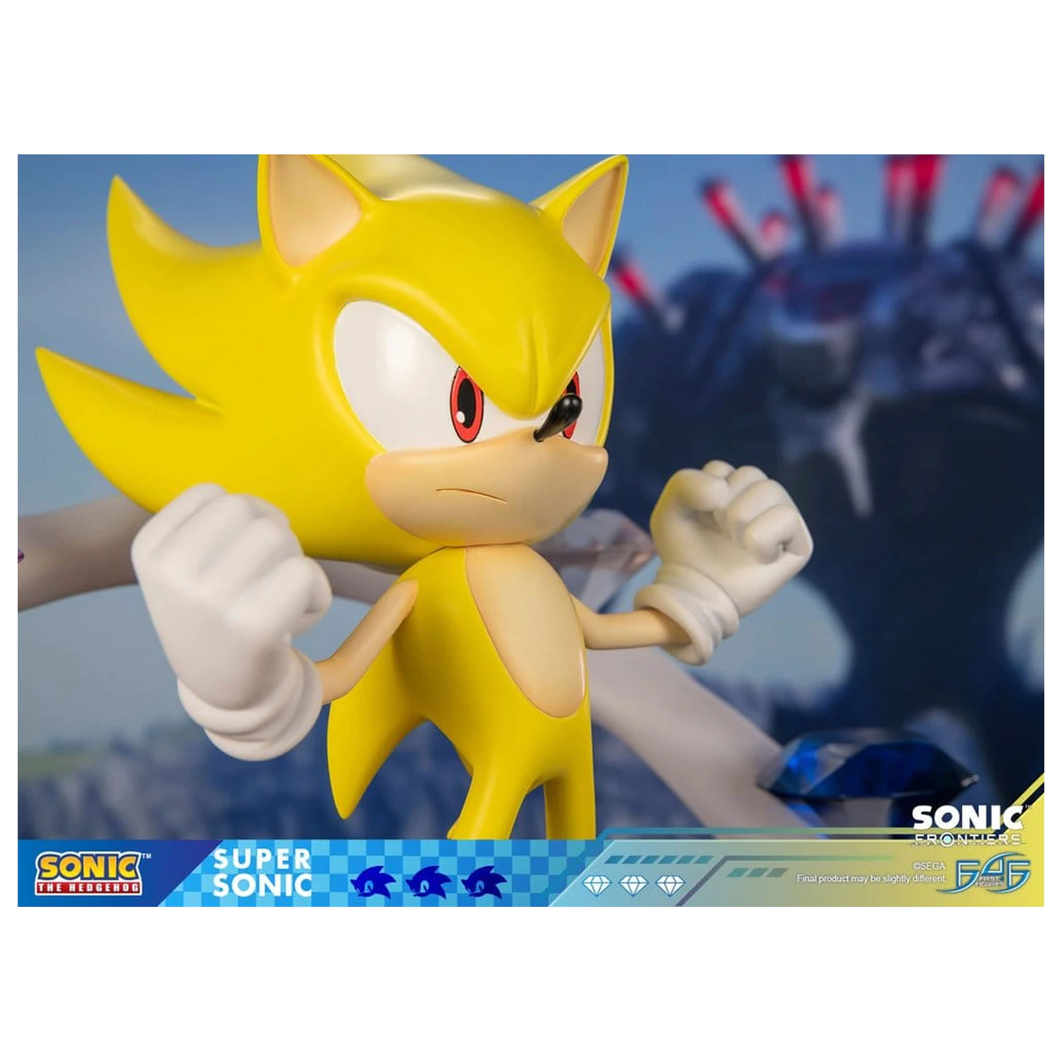 Sonic The Hedgehog Sonic Frontiers Resin Statue Super Sonic 45 cm product photo