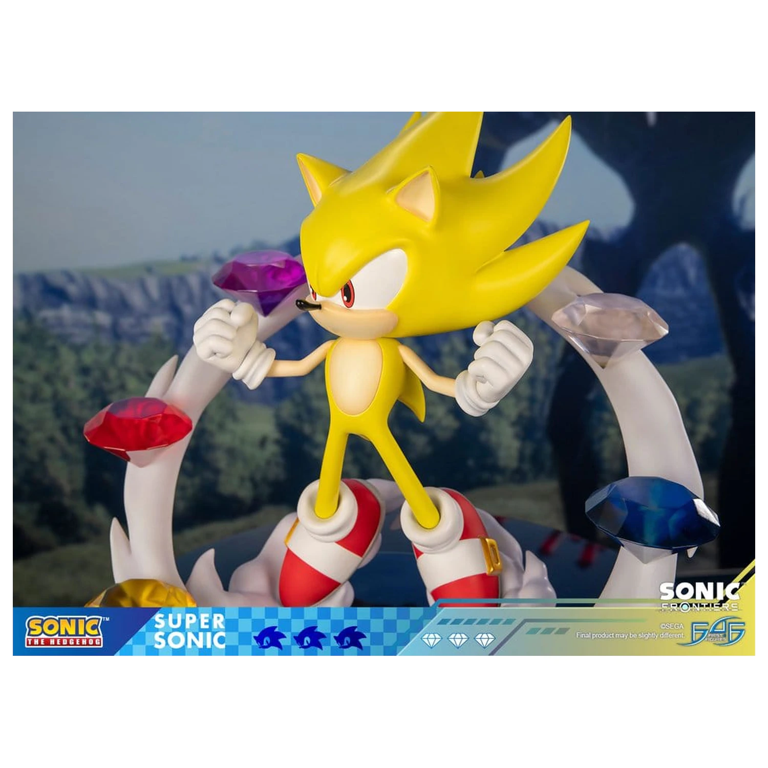Sonic The Hedgehog Sonic Frontiers Resin Statue Super Sonic 45 cm product photo