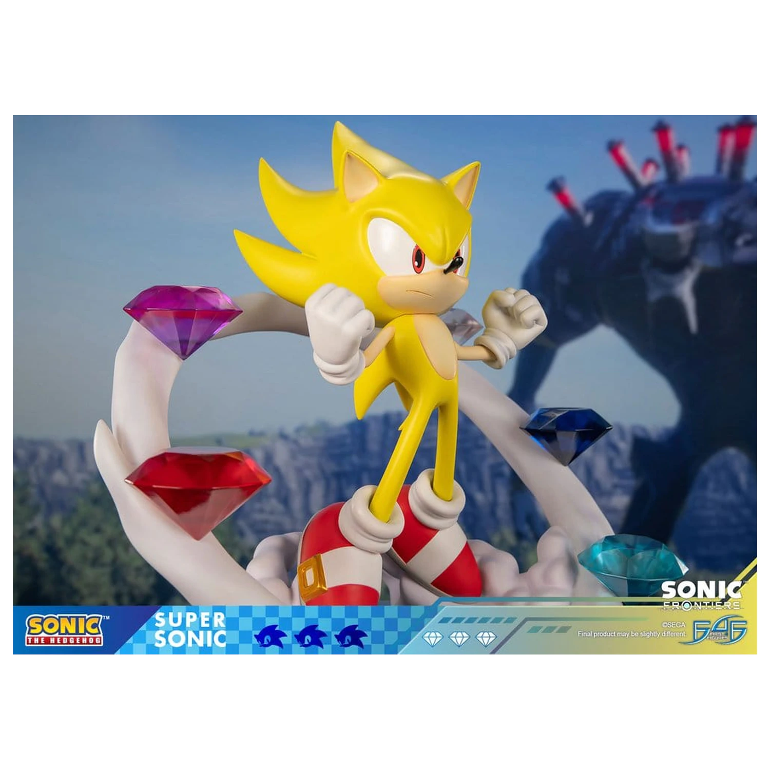 Sonic The Hedgehog Sonic Frontiers Resin Statue Super Sonic 45 cm product photo