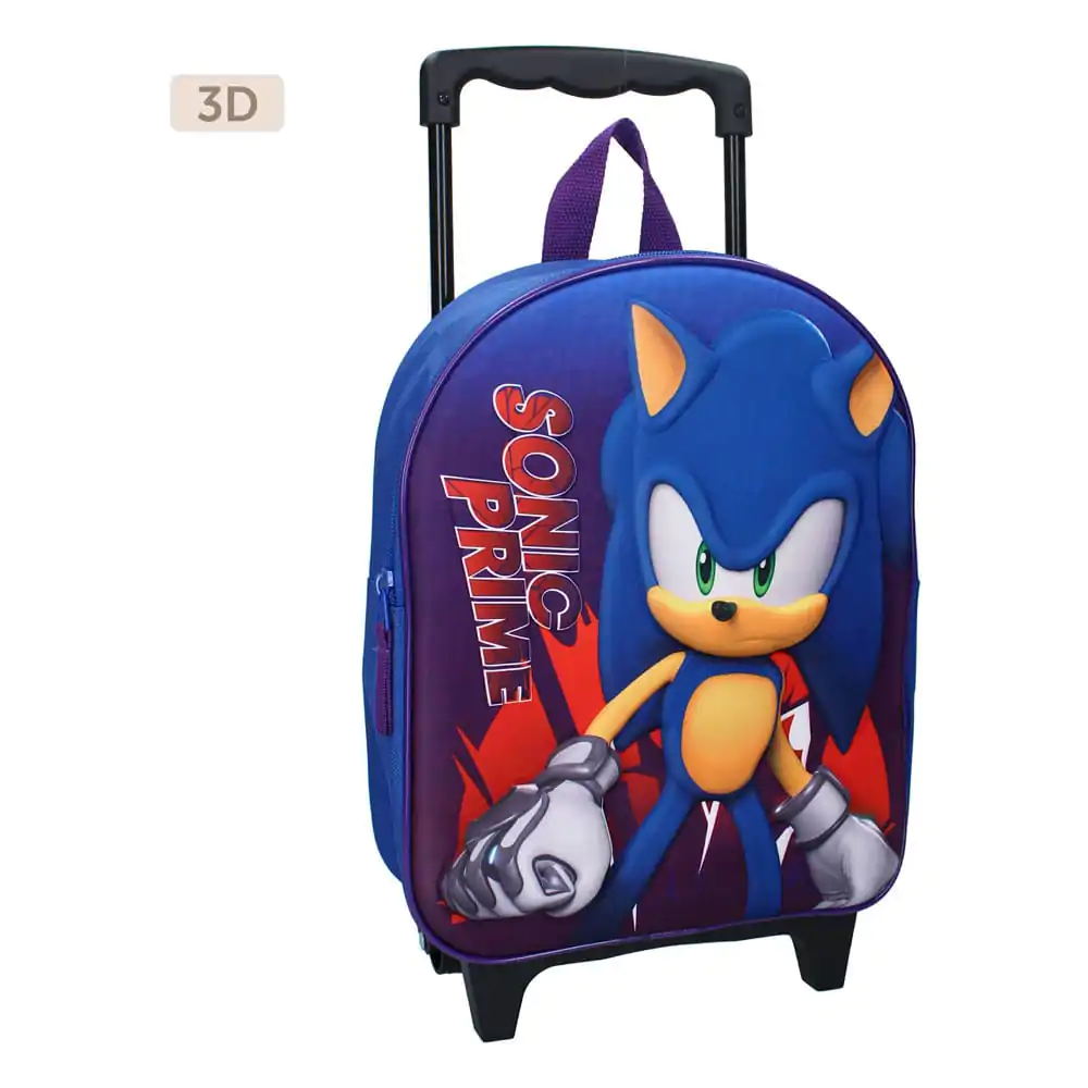 Sonic the Hedgehog Trolley Backpack 3D Sonic Prime Great Escapes 32 cm product photo
