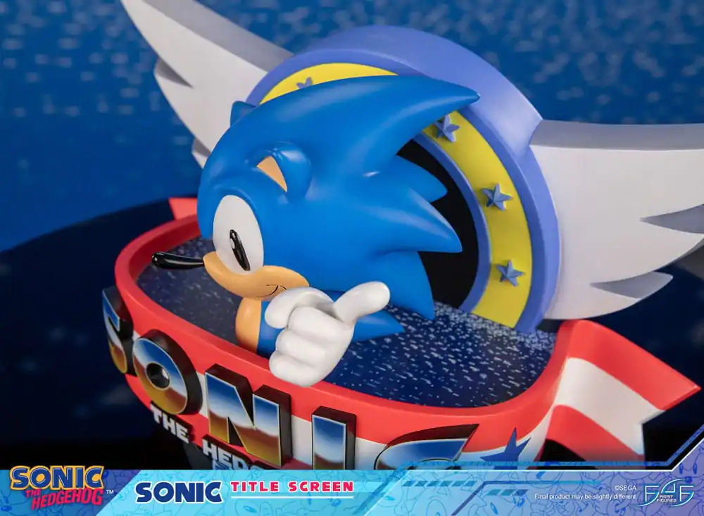 Sonic the Hedgehog Statue Sonic Title Screen 21 cm product photo