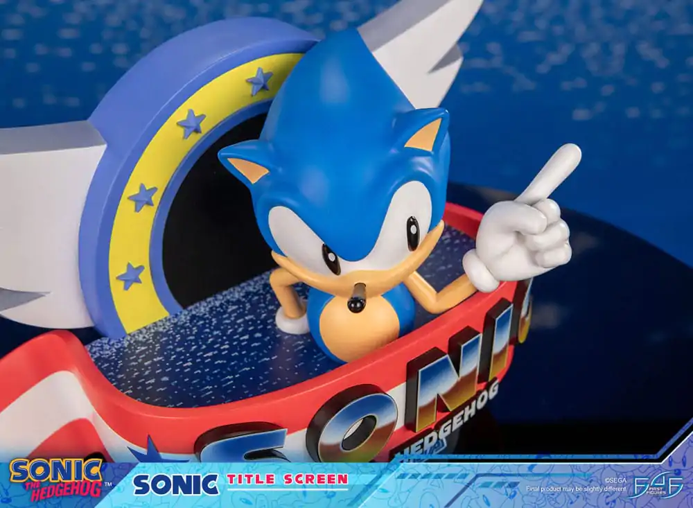 Sonic the Hedgehog Statue Sonic Title Screen 21 cm product photo