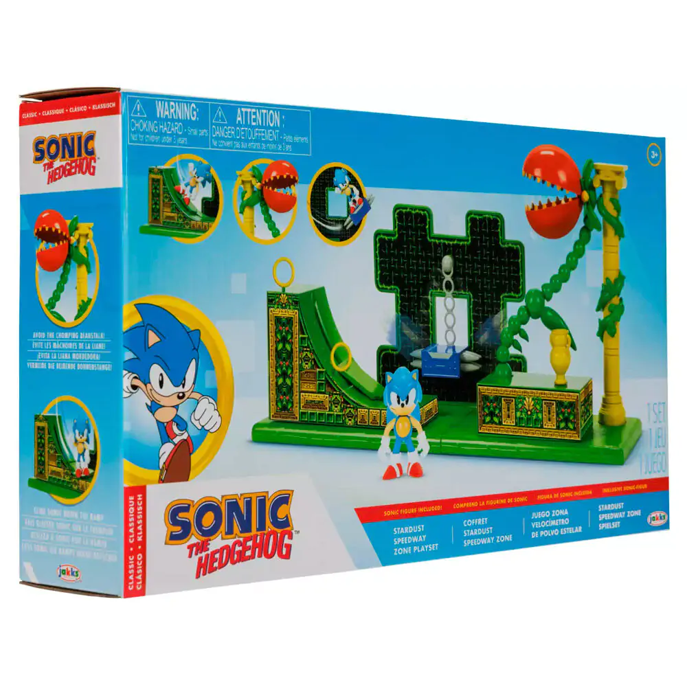 Sonic the Hedgehog Stardust Speedway Zone playset product photo