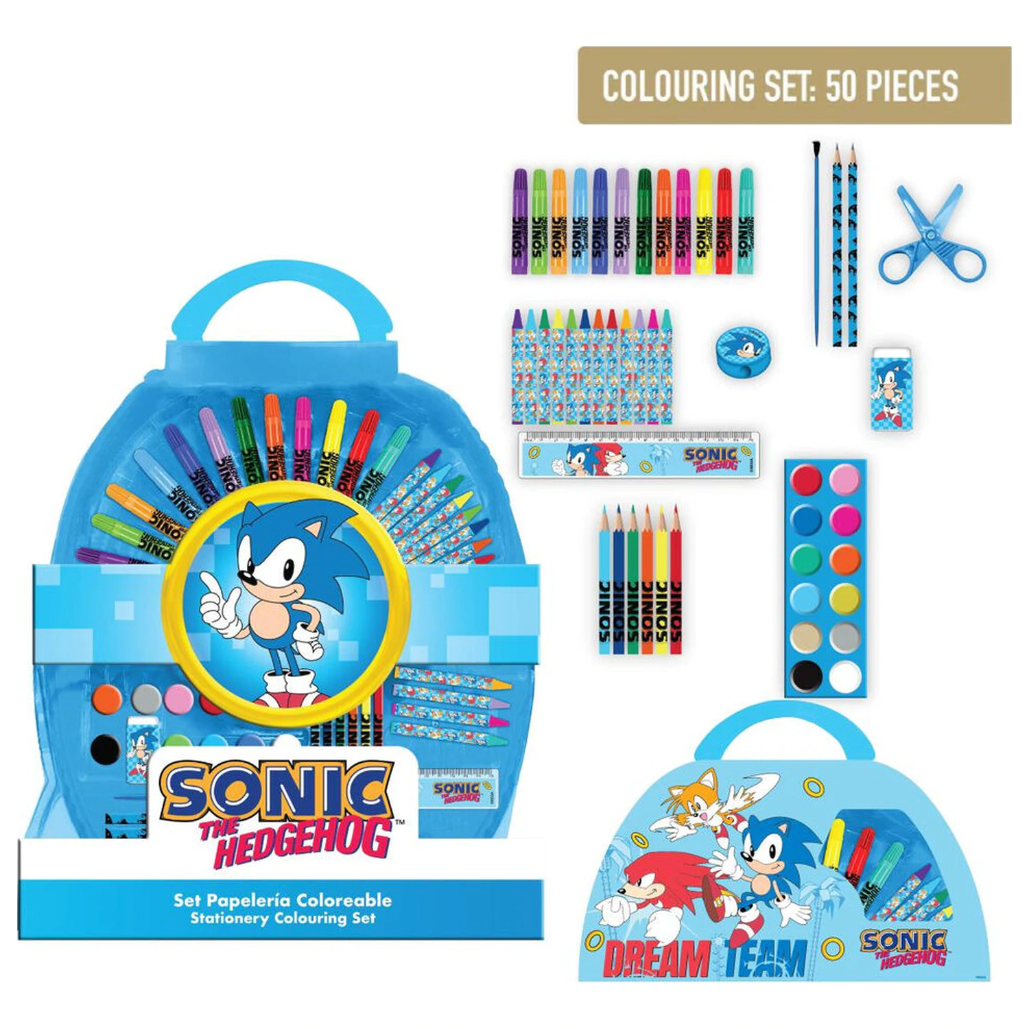 Sonic the Hedgehog stationery Colouring set product photo