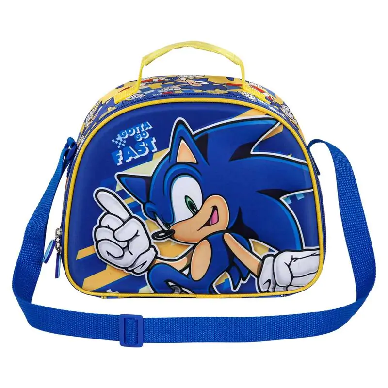 Sonic The Hedgehog Step 3D lunch bag product photo