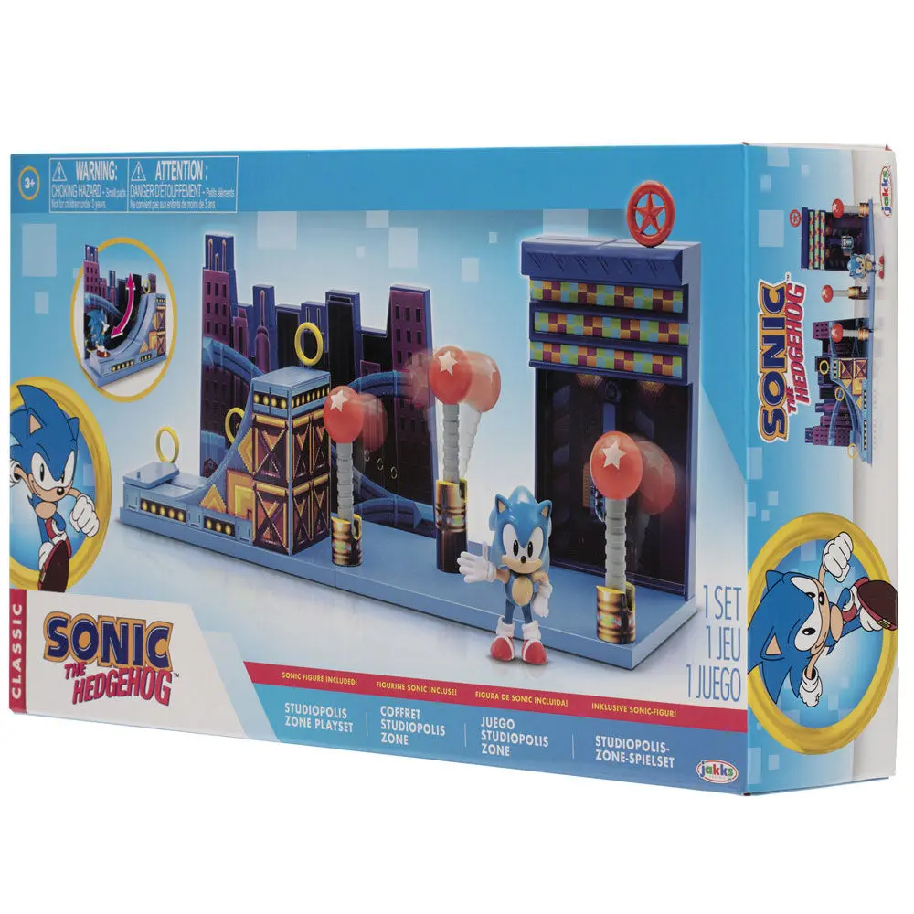 Sonic The Hedgehog Studiopolis Zone playset 6cm termékfotó