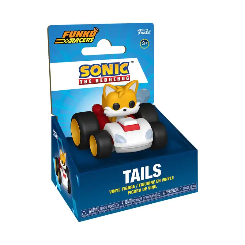 Sonic The Hedgehog Super Racers Diecast Figure Tails 5 cm product photo
