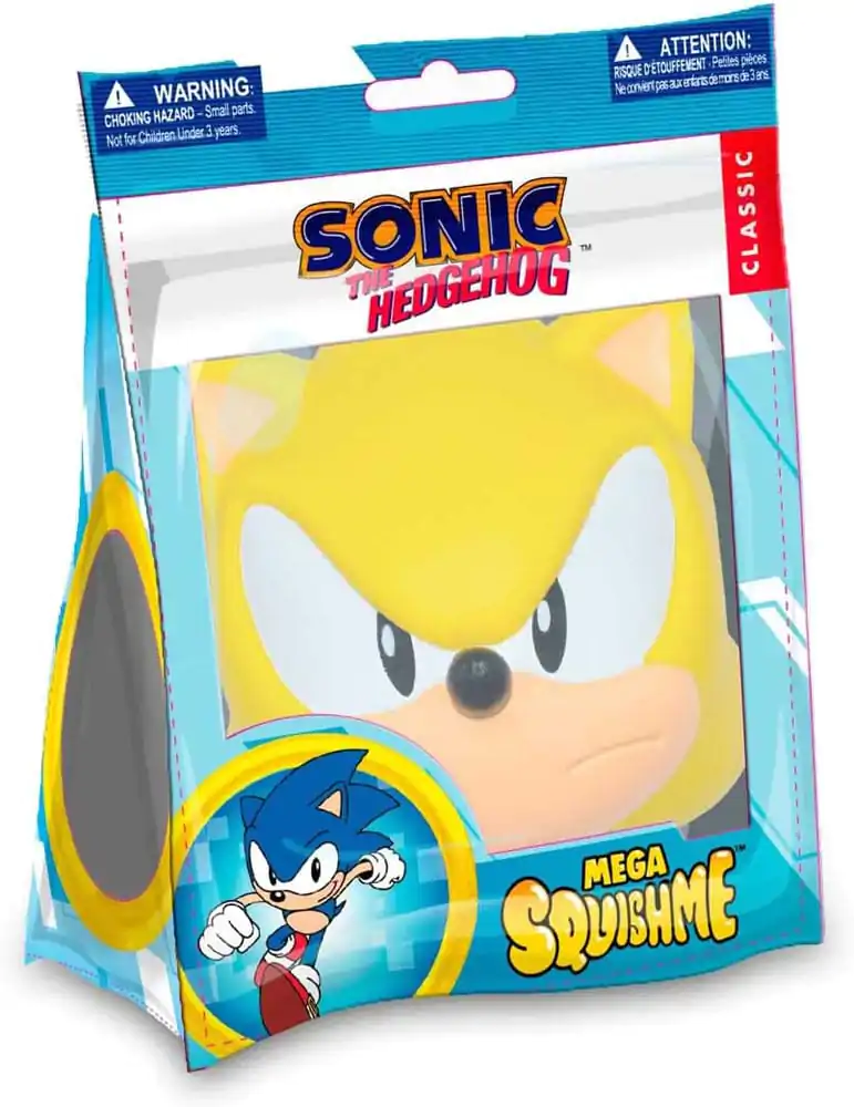 Sonic the Hedgehog Mega Squishme Anti-Stress Figure Super Sonic 15 cm termékfotó