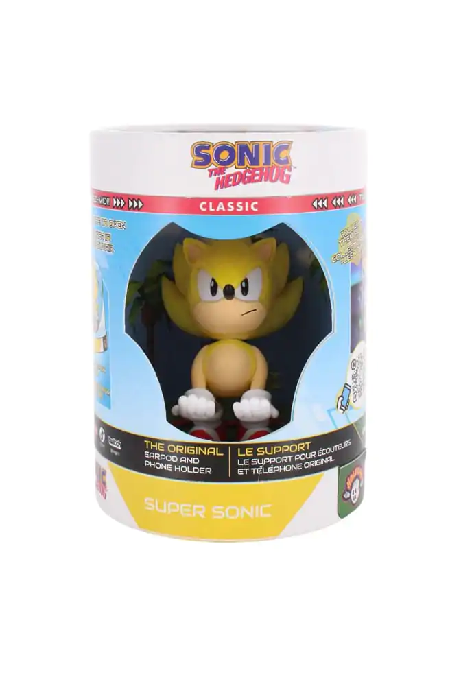 Sonic the Hedgehog Super Sonic mini cable guy 10 cm product photo