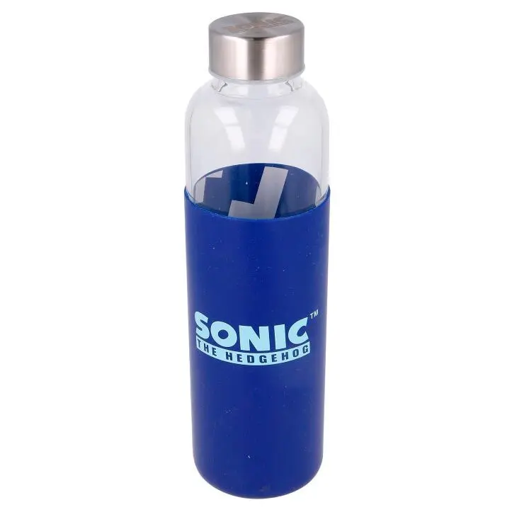 Sonic the Hedgehog silicone cover glass bottle 585ml product photo