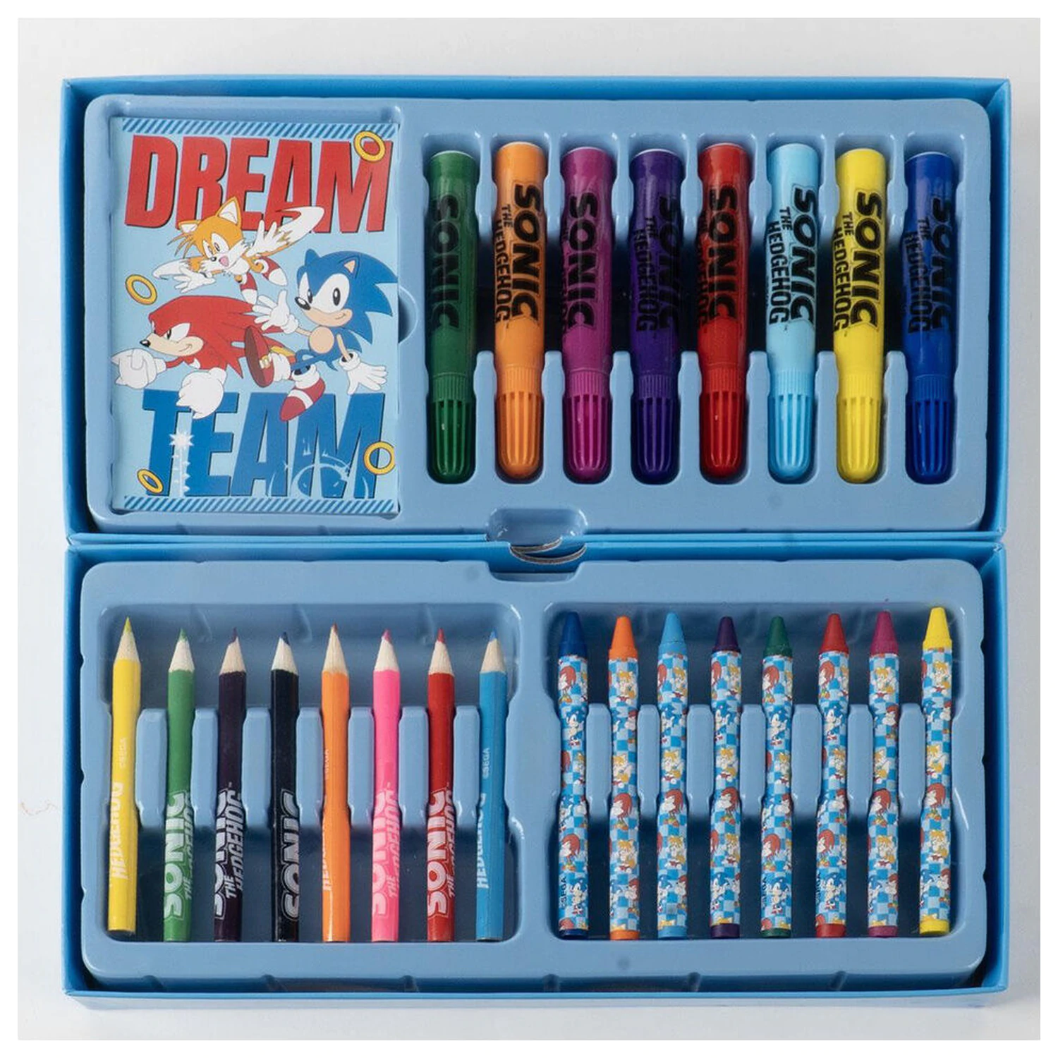 Sonic the Hedgehog Colouring stationery case product photo
