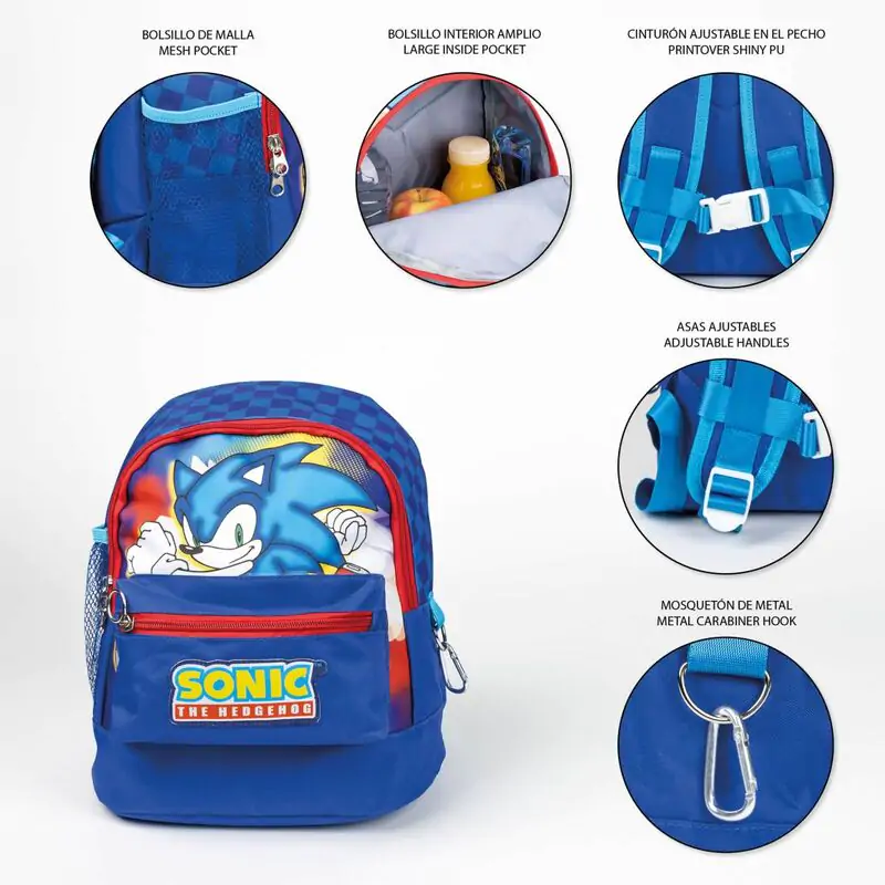 Sonic the Hedgehog backpack 27cm product photo
