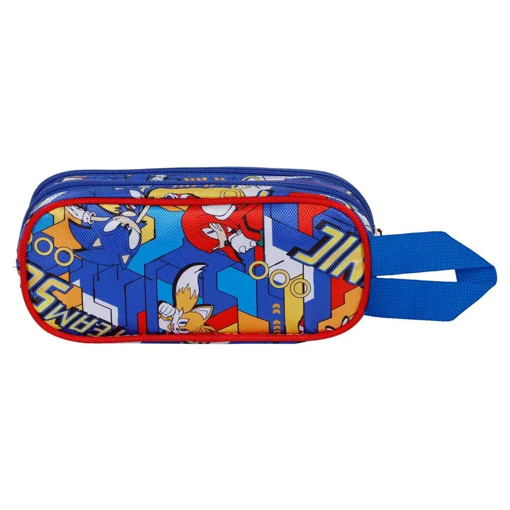 Sonic The Hedgehog Team 3D double pencil case product photo