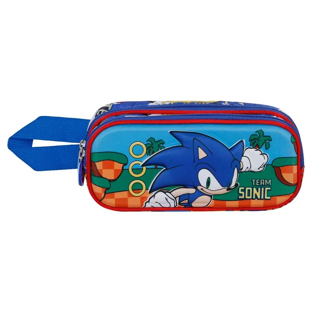 Sonic The Hedgehog Team 3D double pencil case product photo