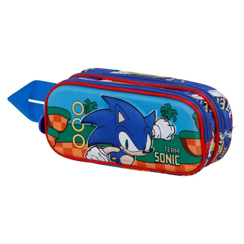 Sonic The Hedgehog Team 3D double pencil case product photo