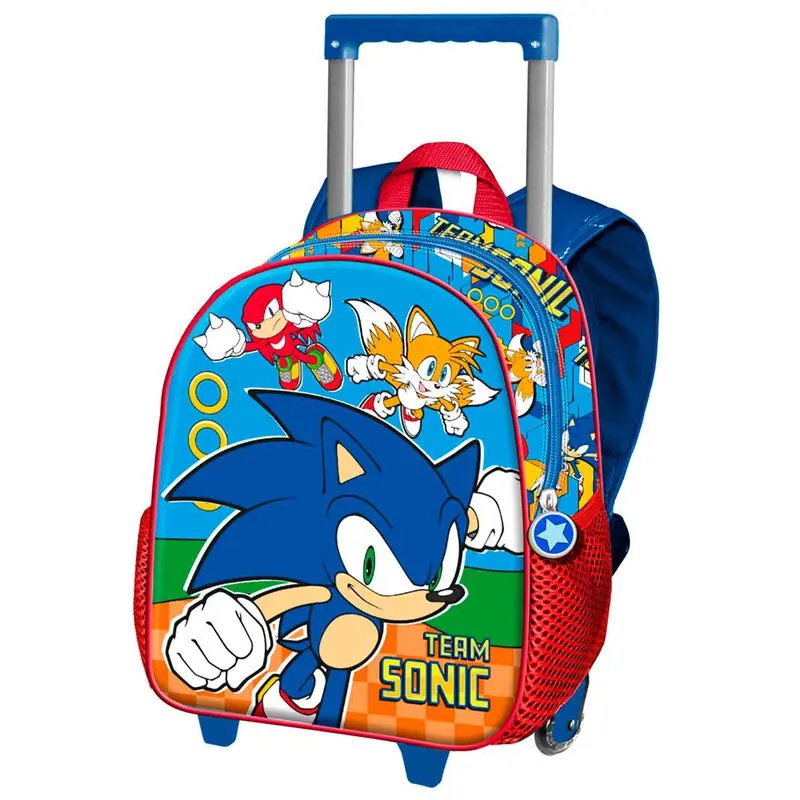 Sonic The Hedgehog Team 3D trolley 34cm product photo