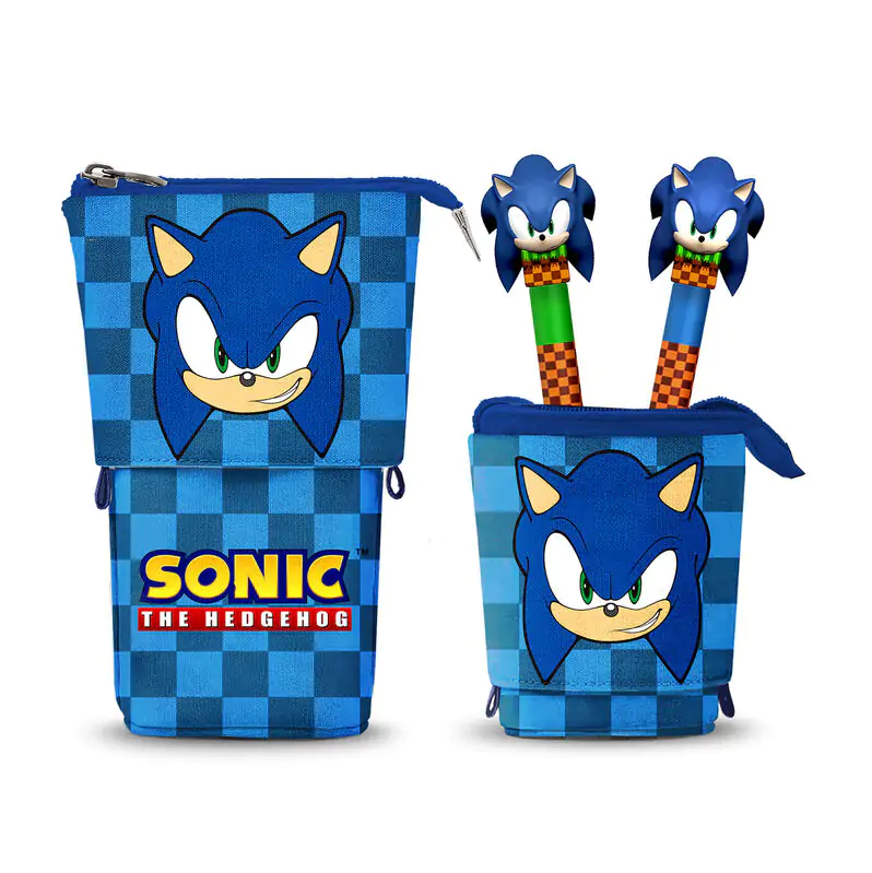 Sonic the Hedgehog Pencil case + pencil + pen termékfotó