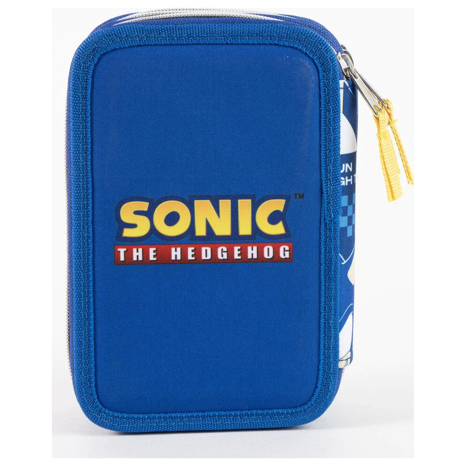 Sonic the Hedgehog triple pencil case product photo