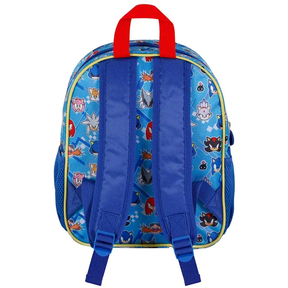 Sonic the Hedgehog Trio 3D backpack 31cm termékfotó