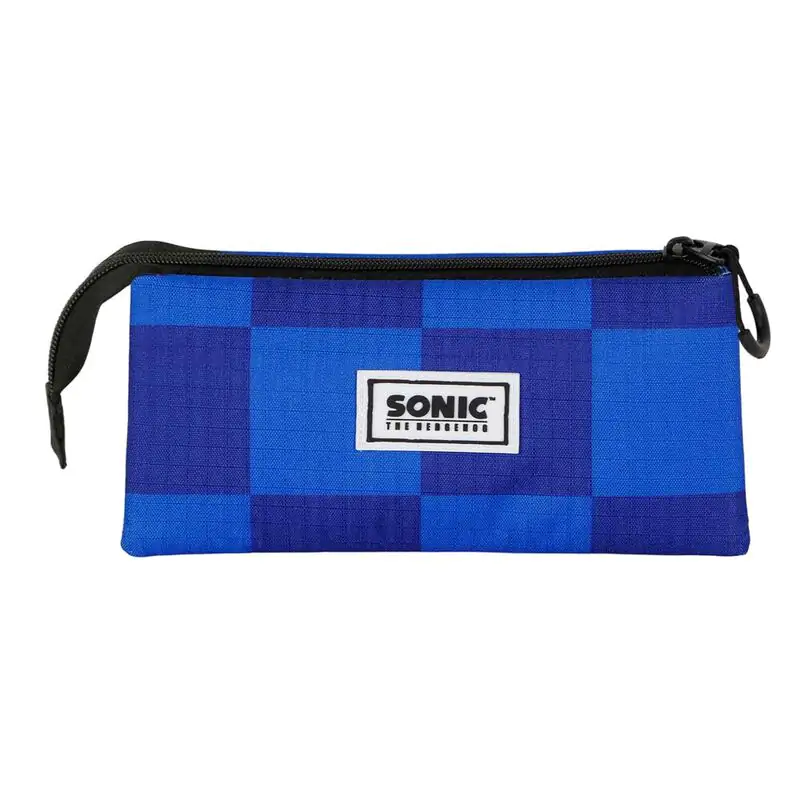 Sonic the Hedgehog triple pencil case product photo