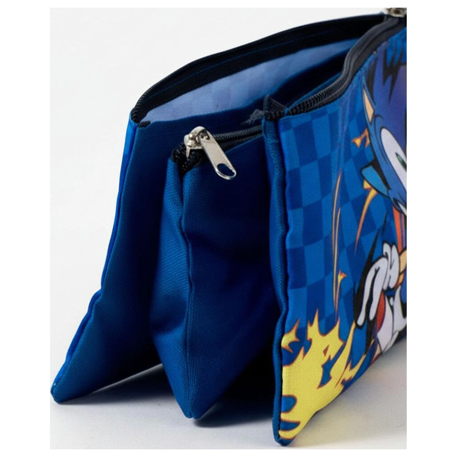 Sonic the Hedgehog triple pencil case product photo