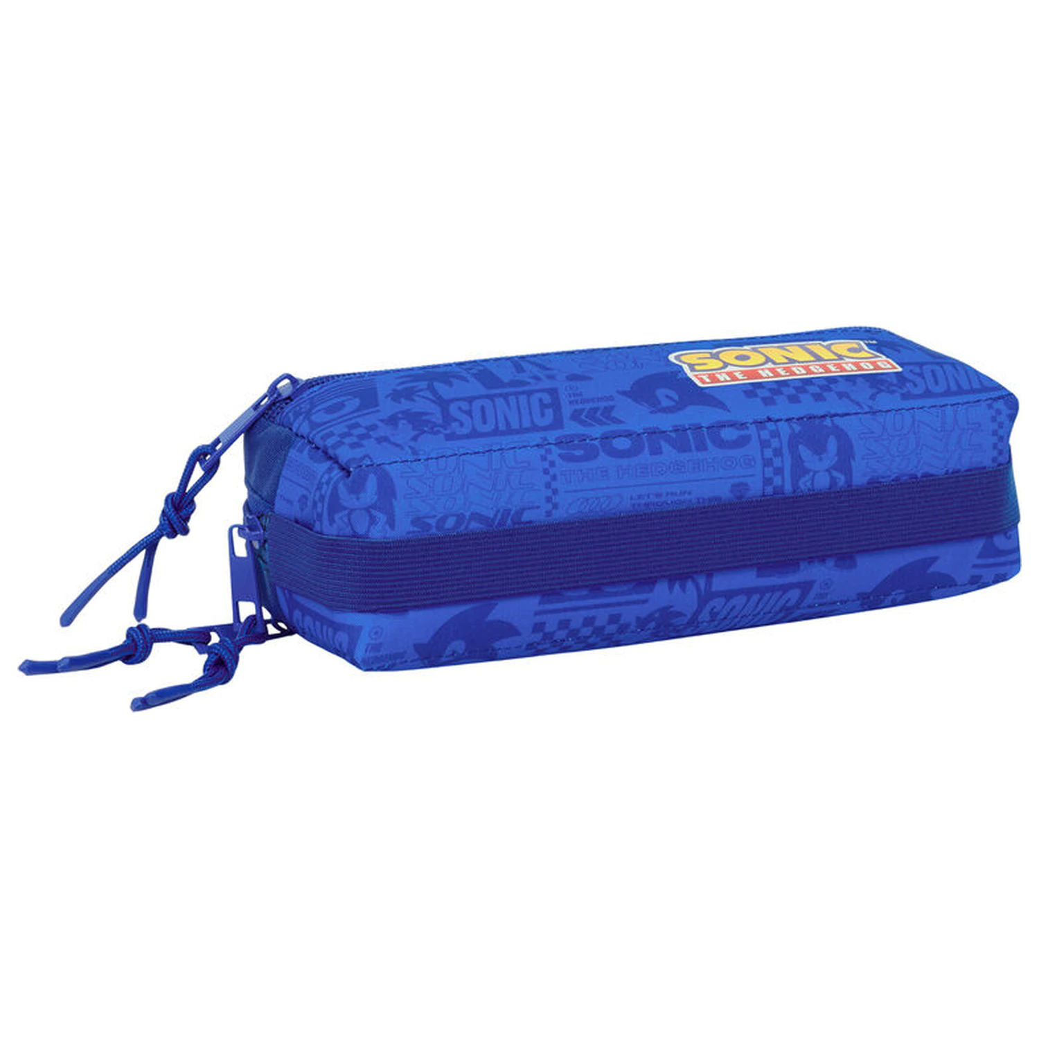 Sonic the Hedgehog triple pencil case product photo