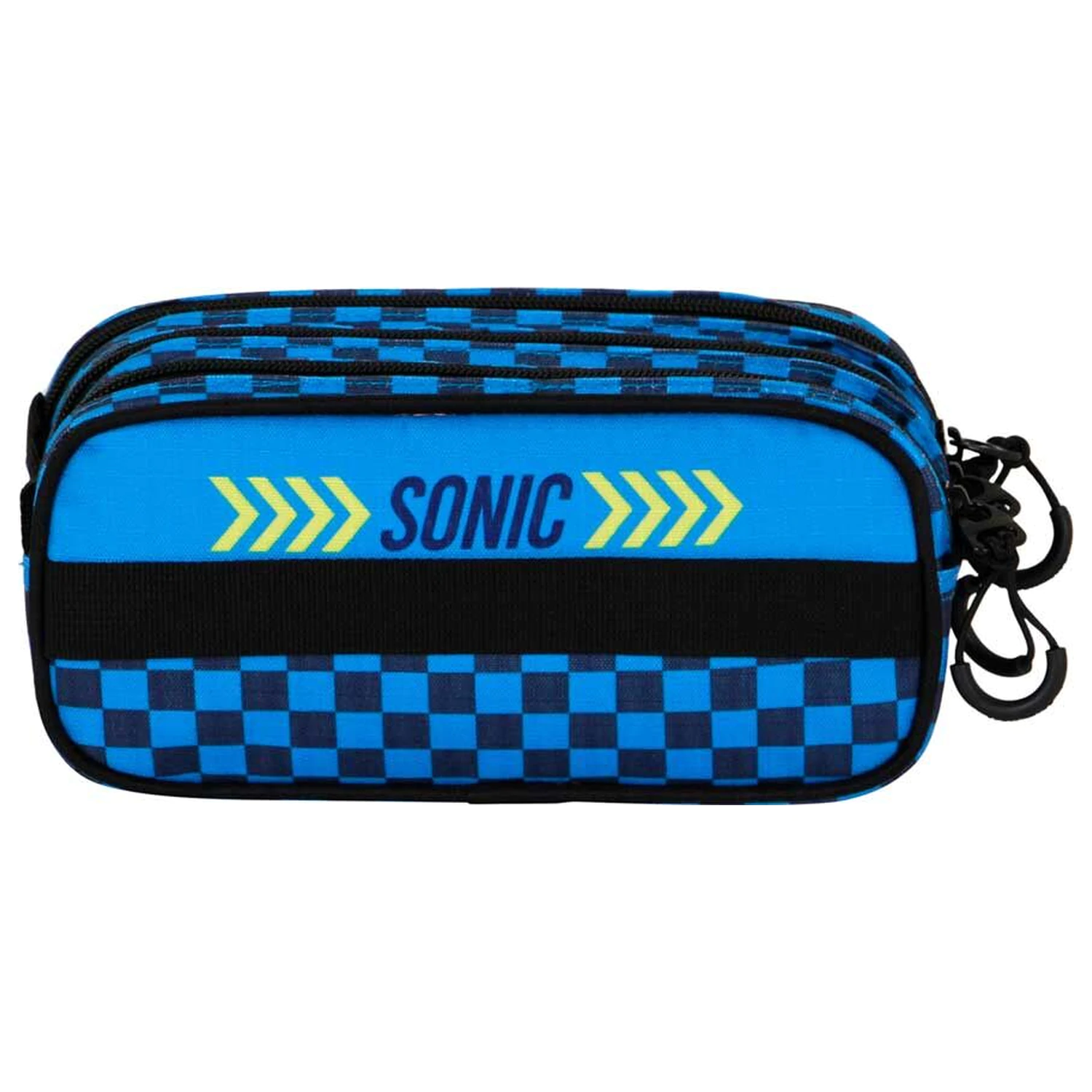 Sonic the Hedgehog triple pencil case product photo
