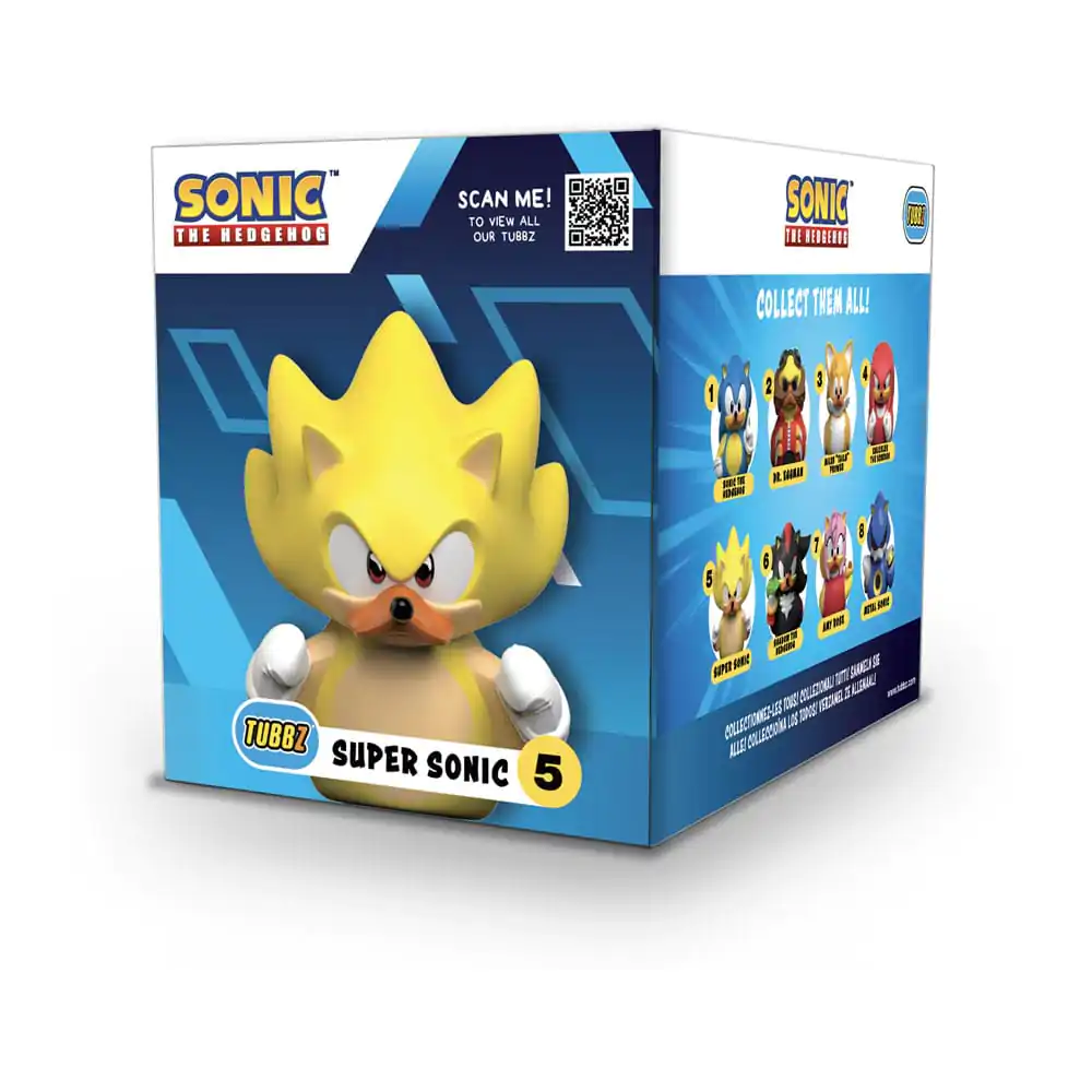 Sonic - The Hedgehog Tubbz PVC Figure Super Sonic Boxed Edition 10 cm product photo