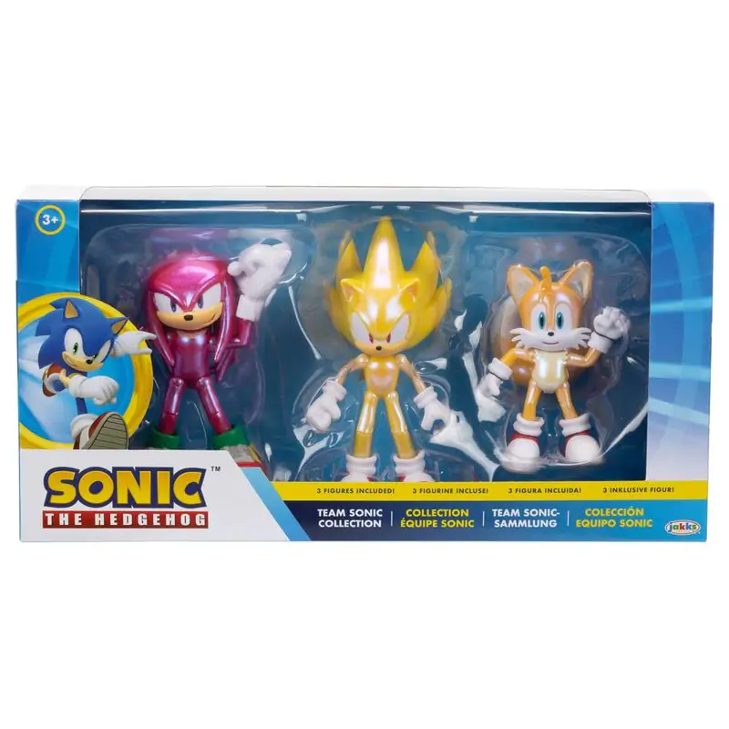 Sonic the Hedgehog Ultimate Team Up pack 3 figures 10cm product photo