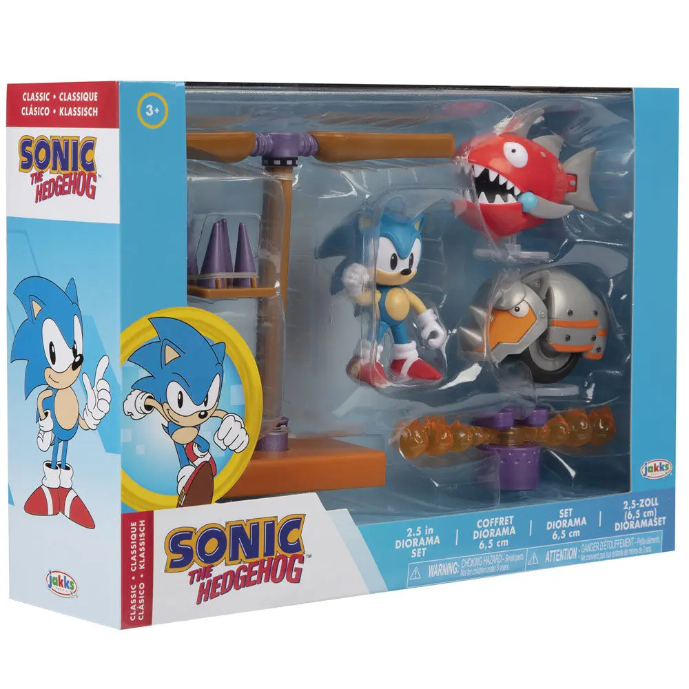 Sonic The Hedgehog diorama set 6cm termékfotó