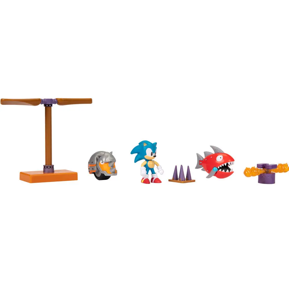 Sonic The Hedgehog diorama set 6cm termékfotó