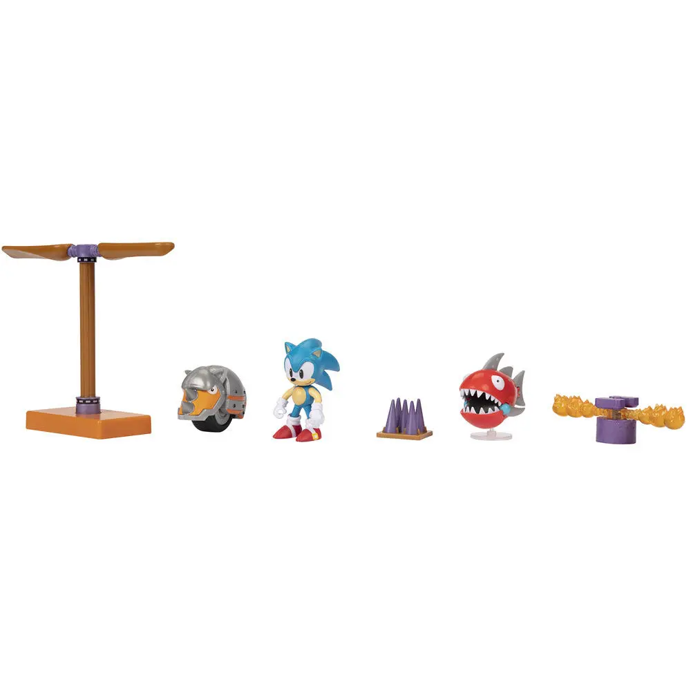 Sonic The Hedgehog diorama set 6cm termékfotó