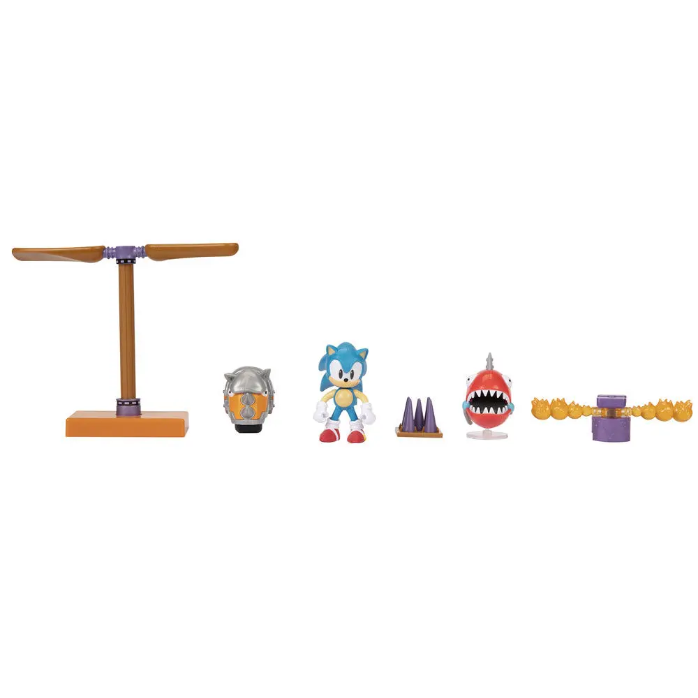 Sonic The Hedgehog diorama set 6cm termékfotó