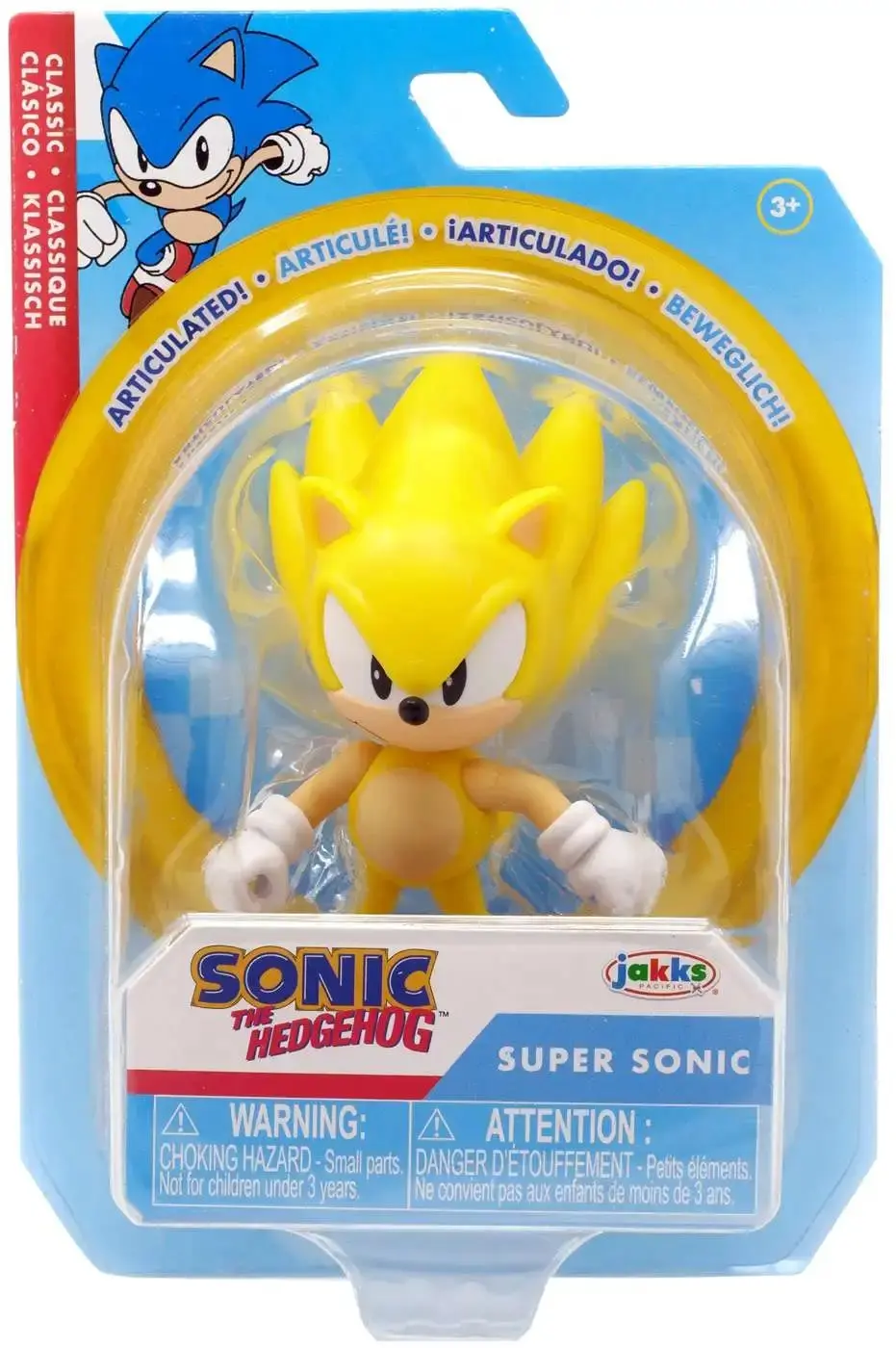 Sonic the Hedgehog Wave 7 Super Sonic figure 6 cm product photo