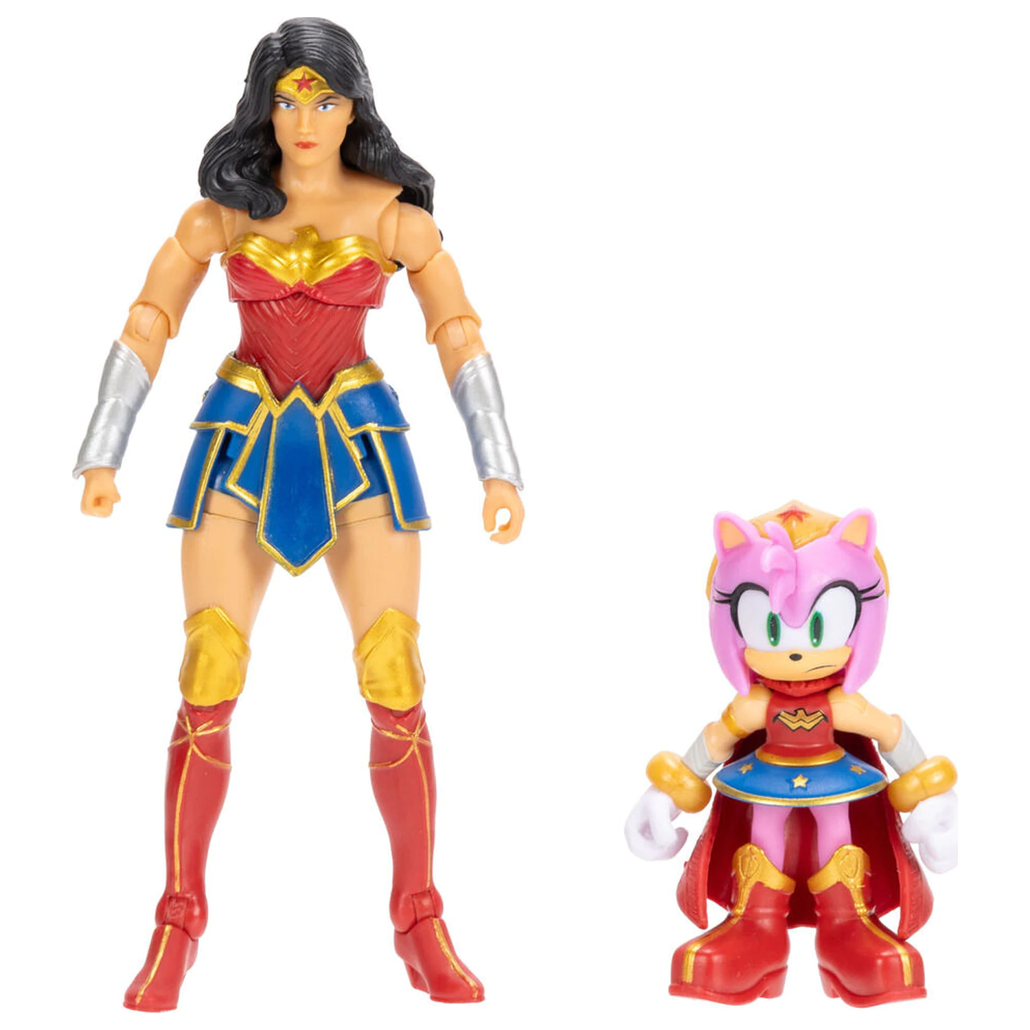 Sonic The Hedgehog x Dc Comics Amy & Wonder Woman figure product photo