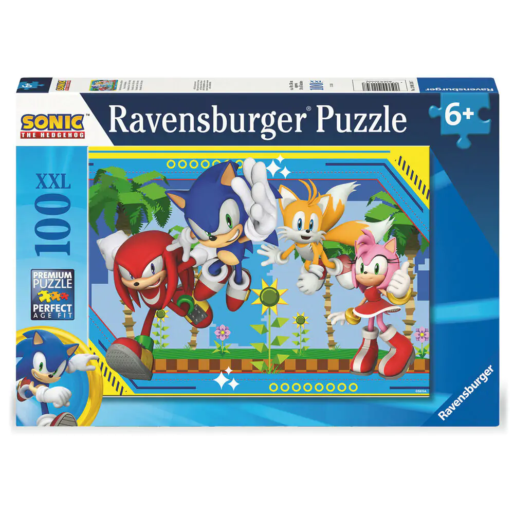 Sonic the Hedgehog XXL puzzle 100pcs product photo