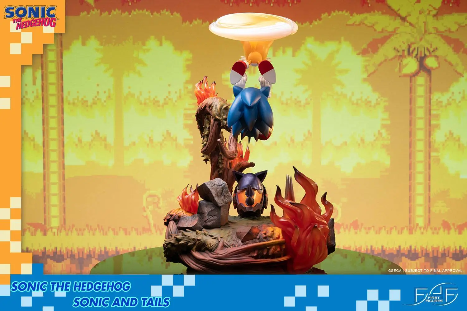 Sonic the Hedgehog Statue Sonic &amp; Tails 51 cm product photo