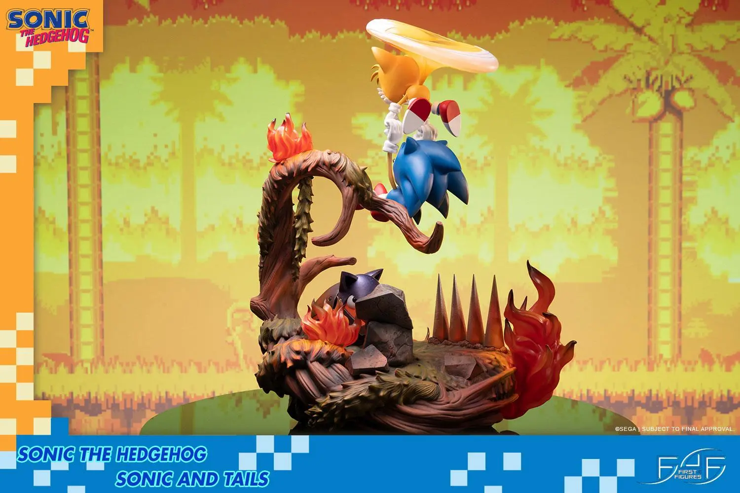 Sonic the Hedgehog Statue Sonic &amp; Tails 51 cm product photo