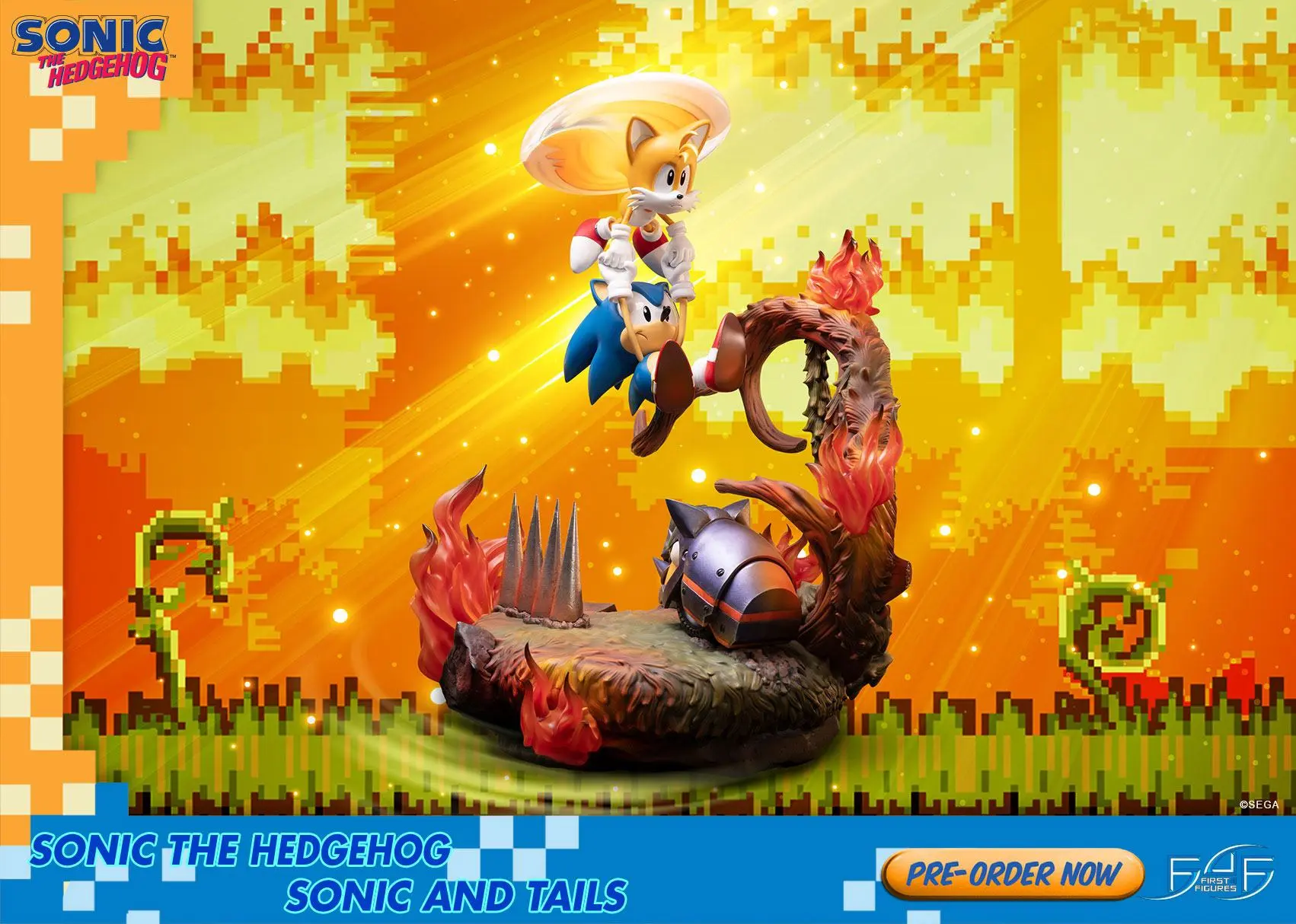 Sonic the Hedgehog Statue Sonic &amp; Tails 51 cm product photo
