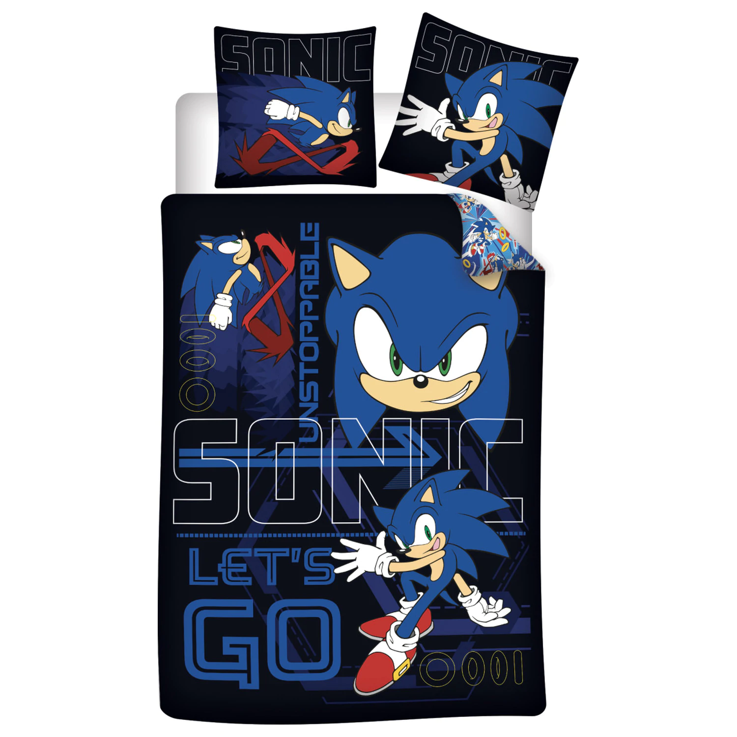 Sonic Unstoppable Kids, Preschool Duvet Cover product photo